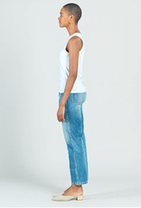 Clara Sunwoo Clara S. TK24 White High Scoop Neck Dressy Tank Top