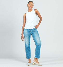 Clara Sunwoo Clara S. TK24 White High Scoop Neck Dressy Tank Top