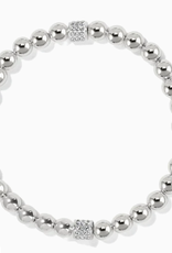 Brighton Brighton JF0084 Silver Meridian Petite Stretch Bracelet CC
