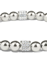 Brighton Brighton JF0084 Silver Meridian Petite Stretch Bracelet CC