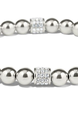 Brighton Silver Meridian Petite Stretch Bracelet