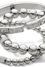 Brighton Brighton JF0084 Silver Meridian Petite Stretch Bracelet CC