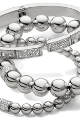 Brighton Silver Meridian Petite Stretch Bracelet