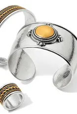 Brighton Silver/Gold Monete Narrow Cuff Bracelet