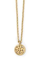 Brighton Gold Contempo Medallion Petite Necklace