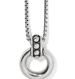 Brighton Silver Pretty Tough Stud Ring Necklace