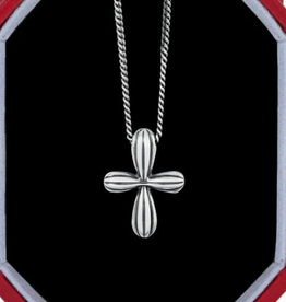Brighton Silver Amphora Petite Cross Necklace Necklace