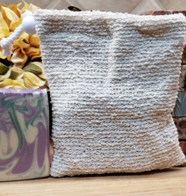 Natural Terrycloth Soap Bag