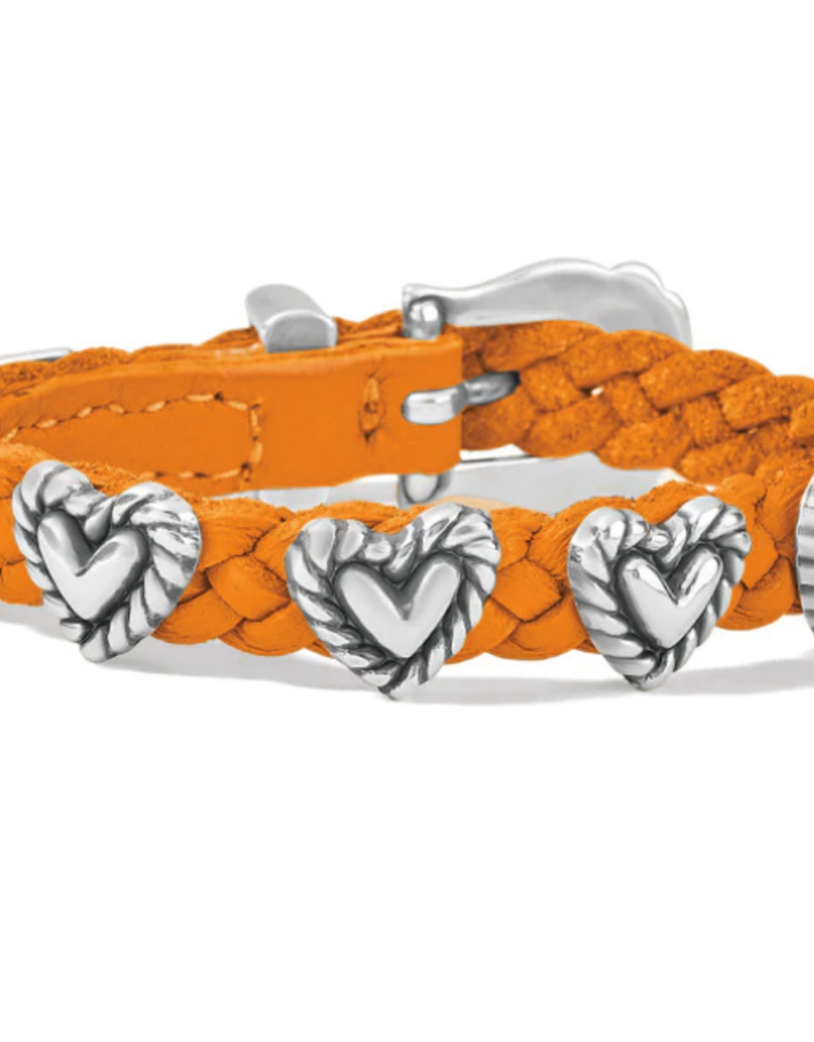 Brighton Yellow Roped Heart Braid Bandit Bracelet