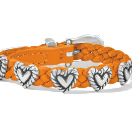 Brighton Yellow Roped Heart Braid Bandit Bracelet