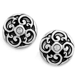 Brighton Brighton J20822 Silver Betsey Mini Post Earrings