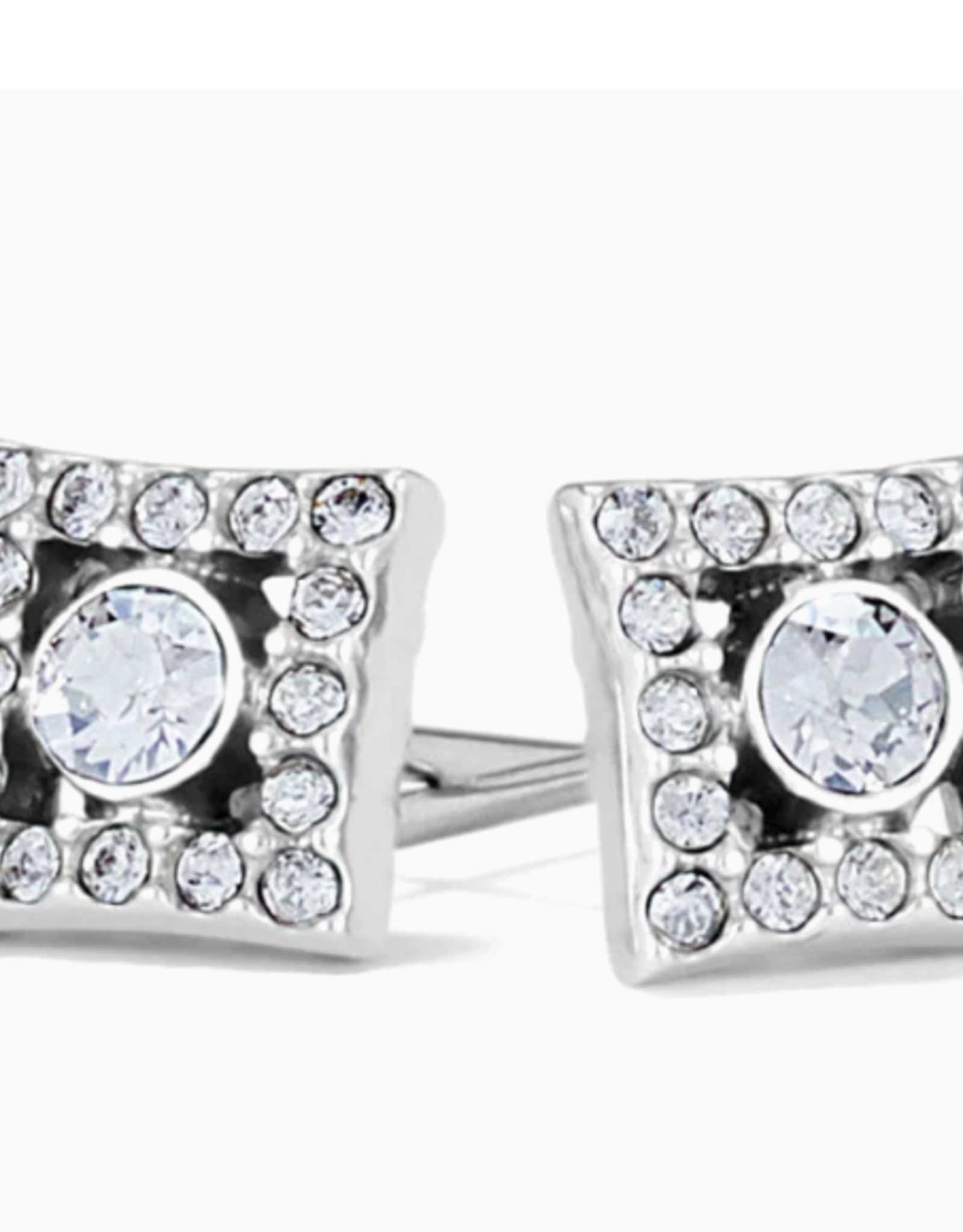 Brighton Silver Illumina Diamond Post Earrings