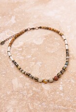 Multi Color Beaded Hilary Necklace