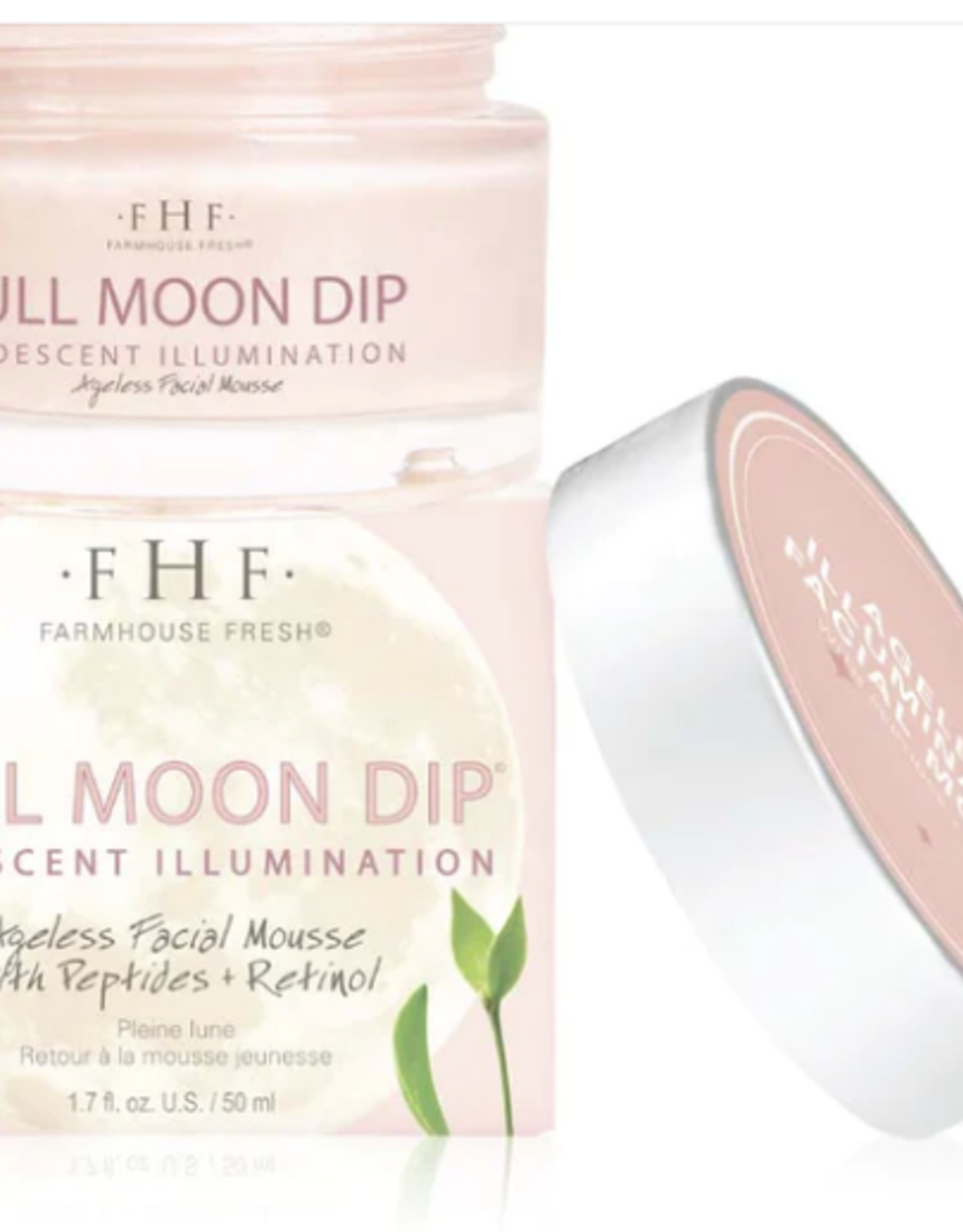 Farmhouse Fresh Full Moon Dip Iridescent Ageless Facial Mousse 1.7oz