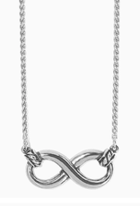 Brighton Silver Interlok Infinity Necklace