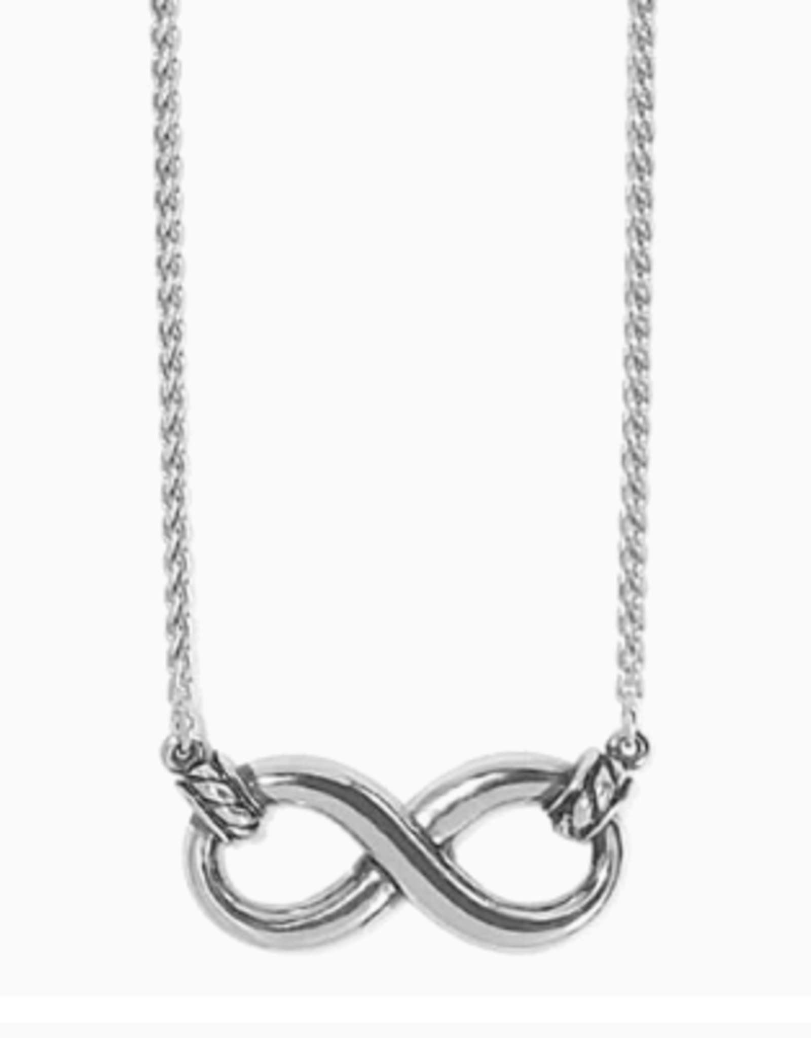 Brighton Silver Interlok Infinity Necklace
