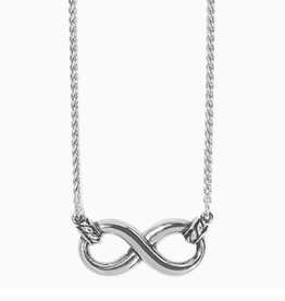 Brighton Silver Interlok Infinity Necklace