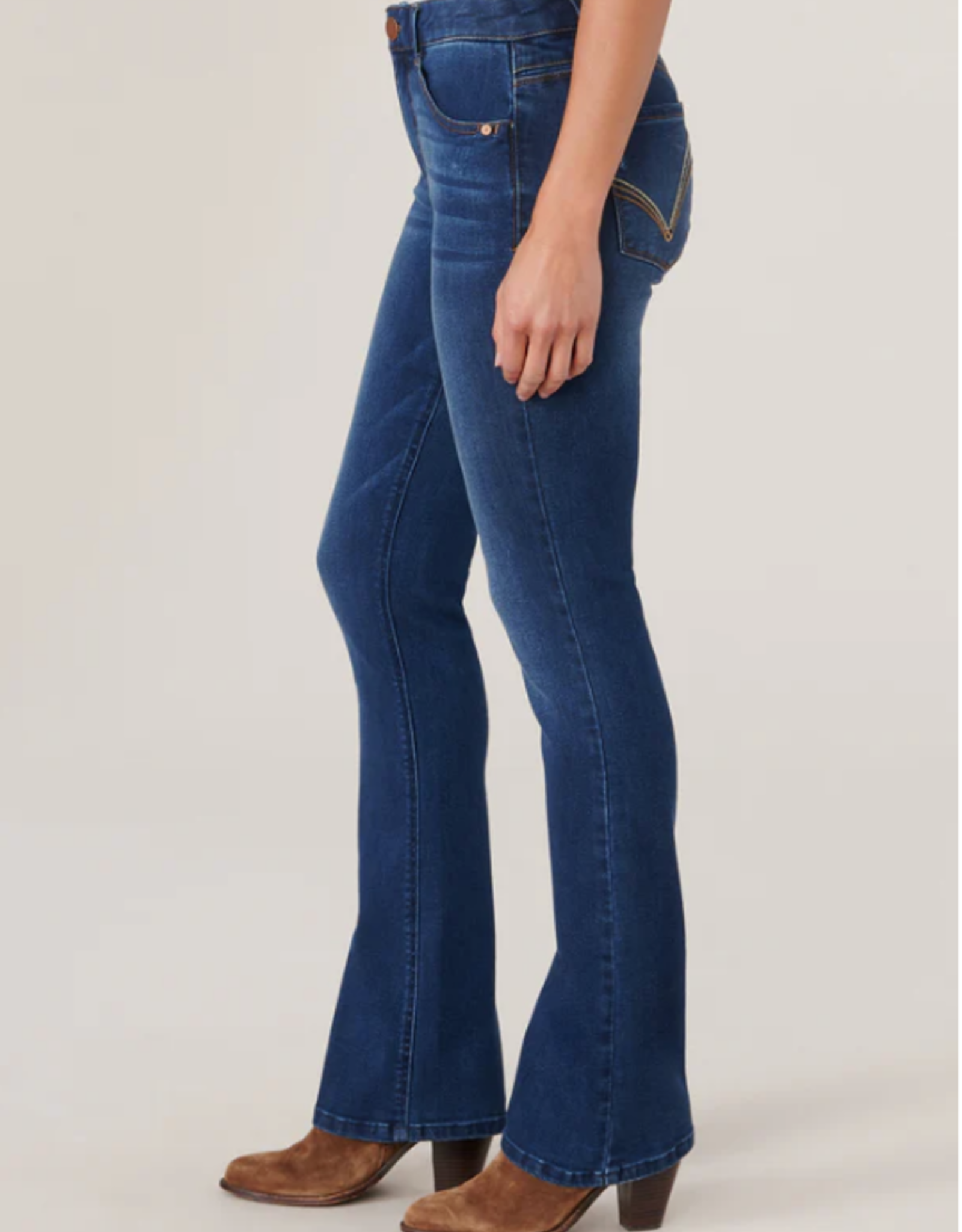 Democracy Medium Wash Petite High Rise Bootcut