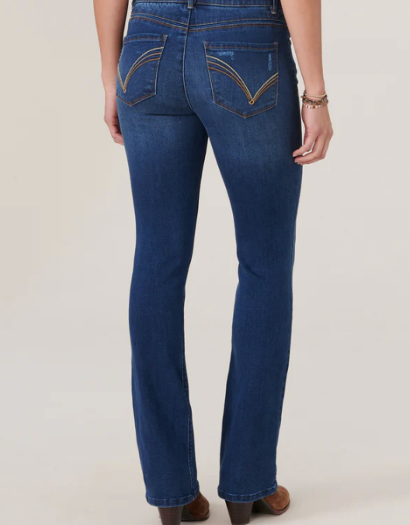 Democracy Medium Wash Petite High Rise Bootcut