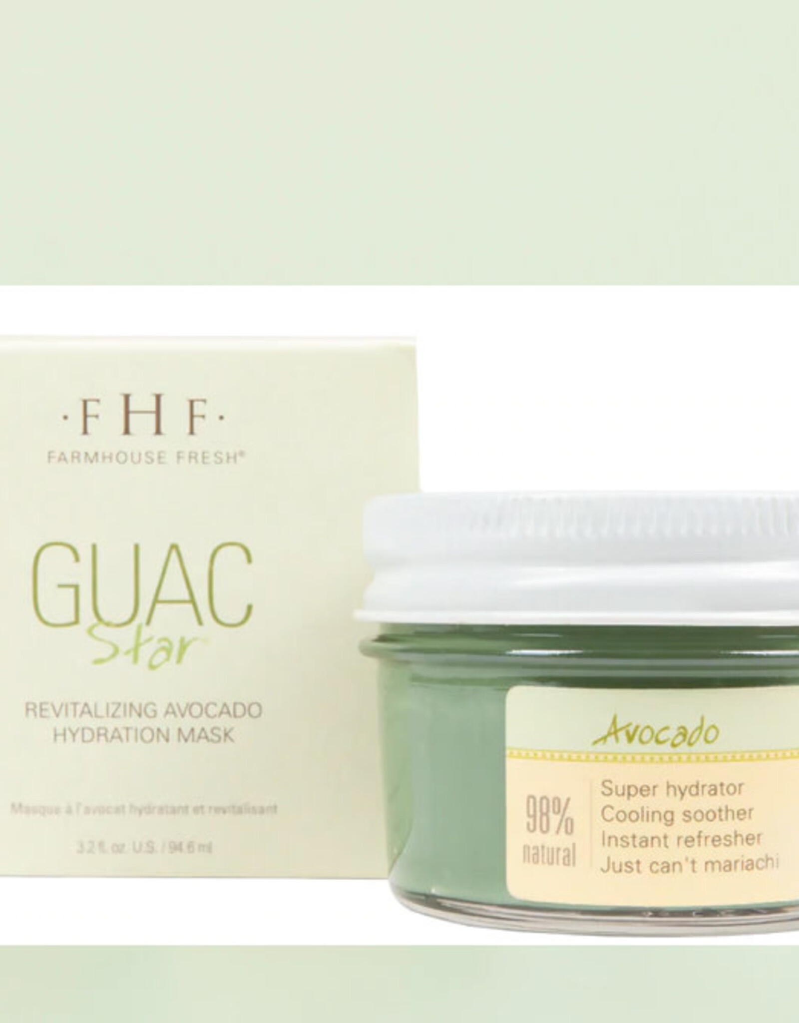 Farmhouse Fresh Guac Star Soothing Avocado Hydrating Mask