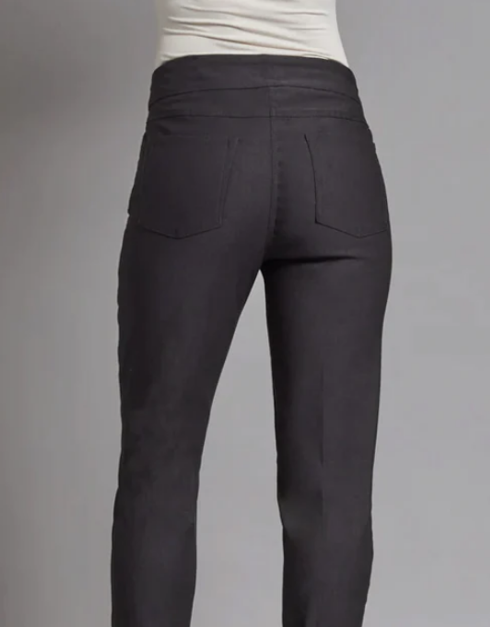 Slimsations M30719PM Black Pull-On-Ankle W/Front & Back Pocket Pant