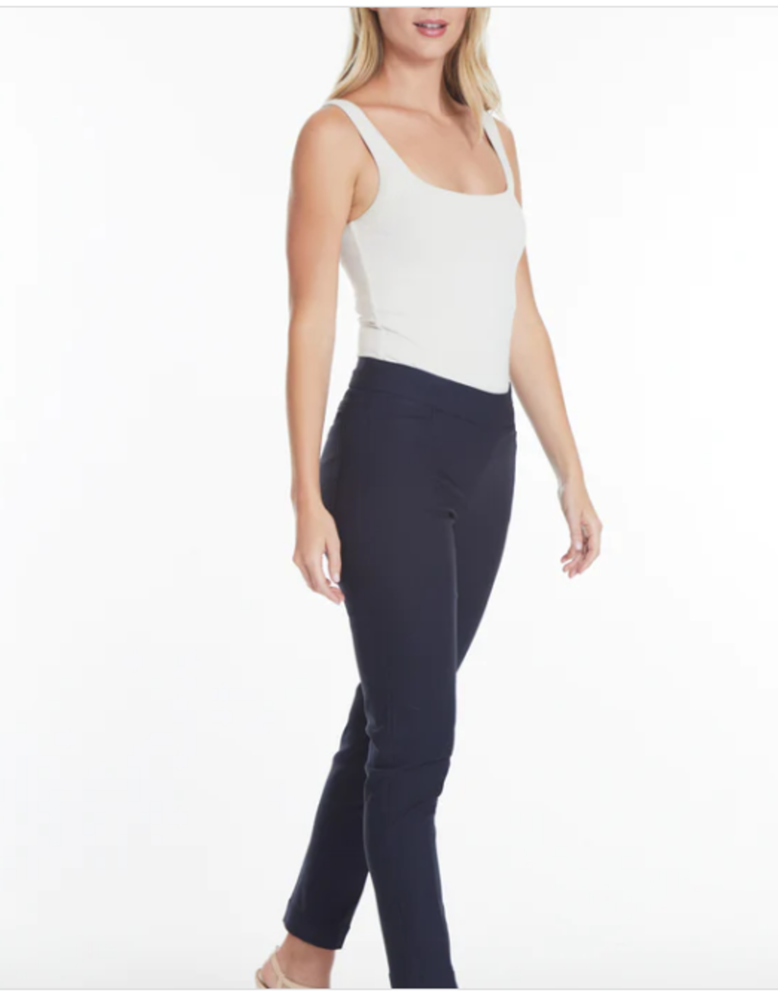 Midnight Navy Pull-On-Ankle W/Front & Back Pocket Pant