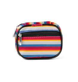 Savanna  Stripe Wellness Keeper Zippered Pill $ Vitamin Case