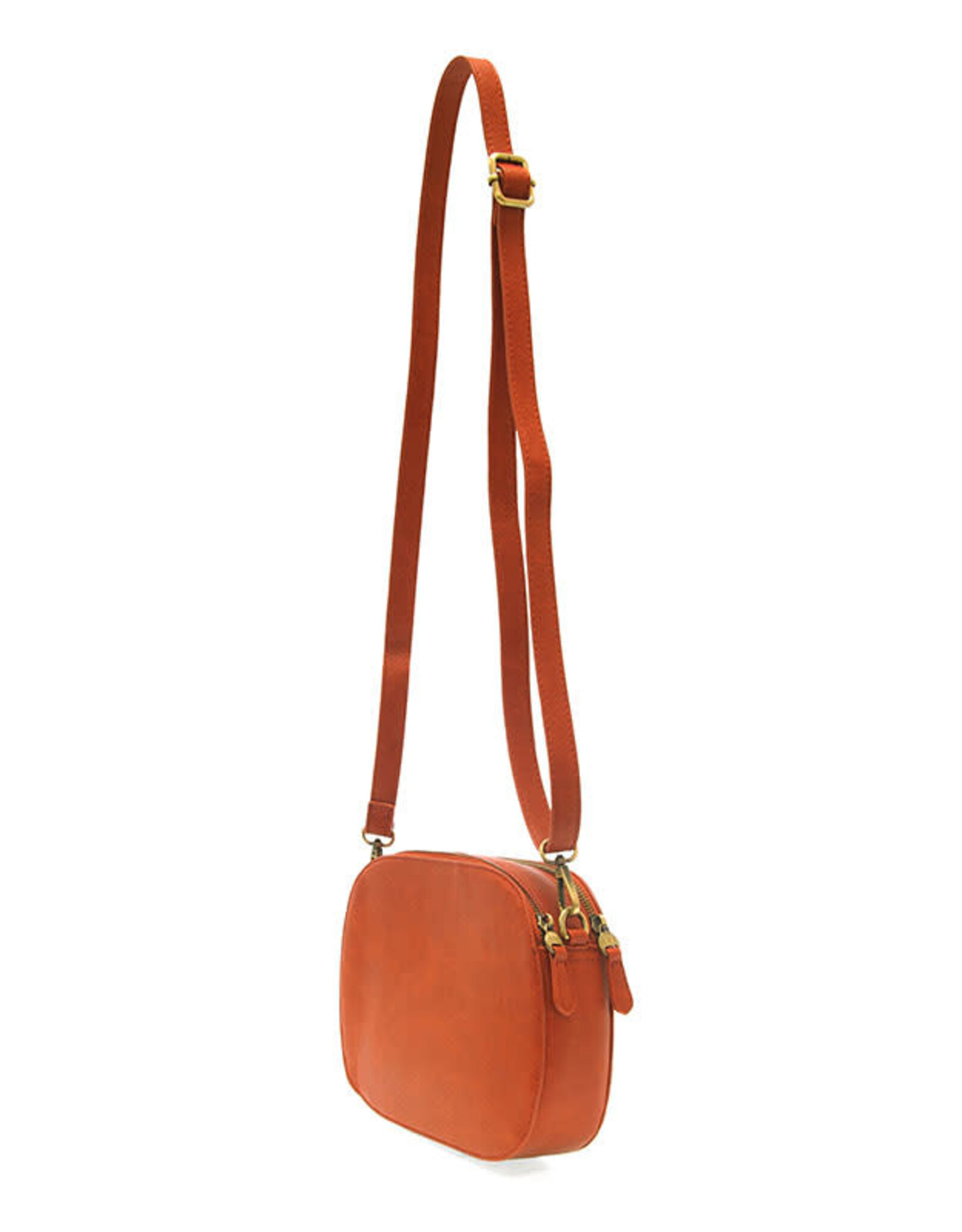 Terracotta Nora Large Double Zip Camera Bag