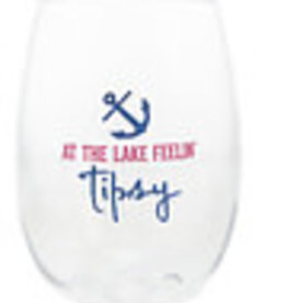 At The Lake 14 oz Tritan Stemless Wine Glass