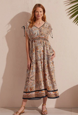 Tribal Multi Color Pattern 2 Way Mid Length Dress