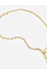Gold Chain With Removable Pendant Necklace