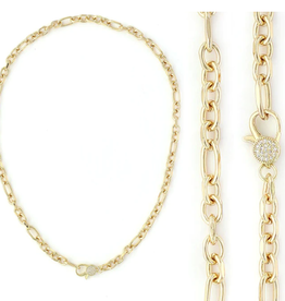 Gold Chain Link Necklace