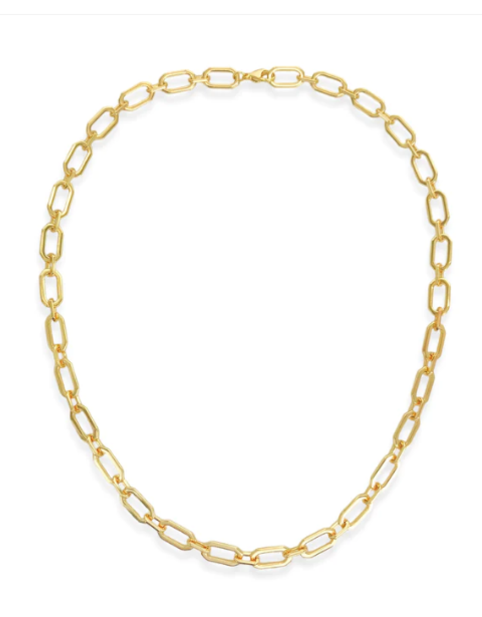 Gold Octagon Chain Necklace