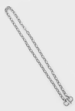 Silver Box Chain Link Necklace