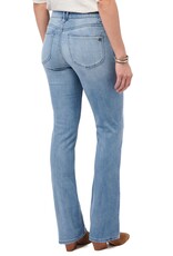 Democracy Light Blue Washed High Rise Itty Bitty Boot Cut Petite Jean