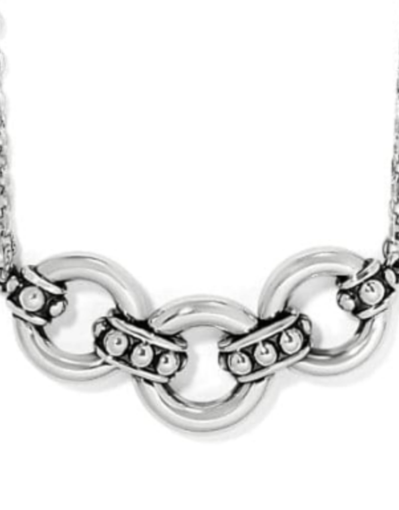 Brighton Brighton Silver Pretty Tough Stud Trio Necklace