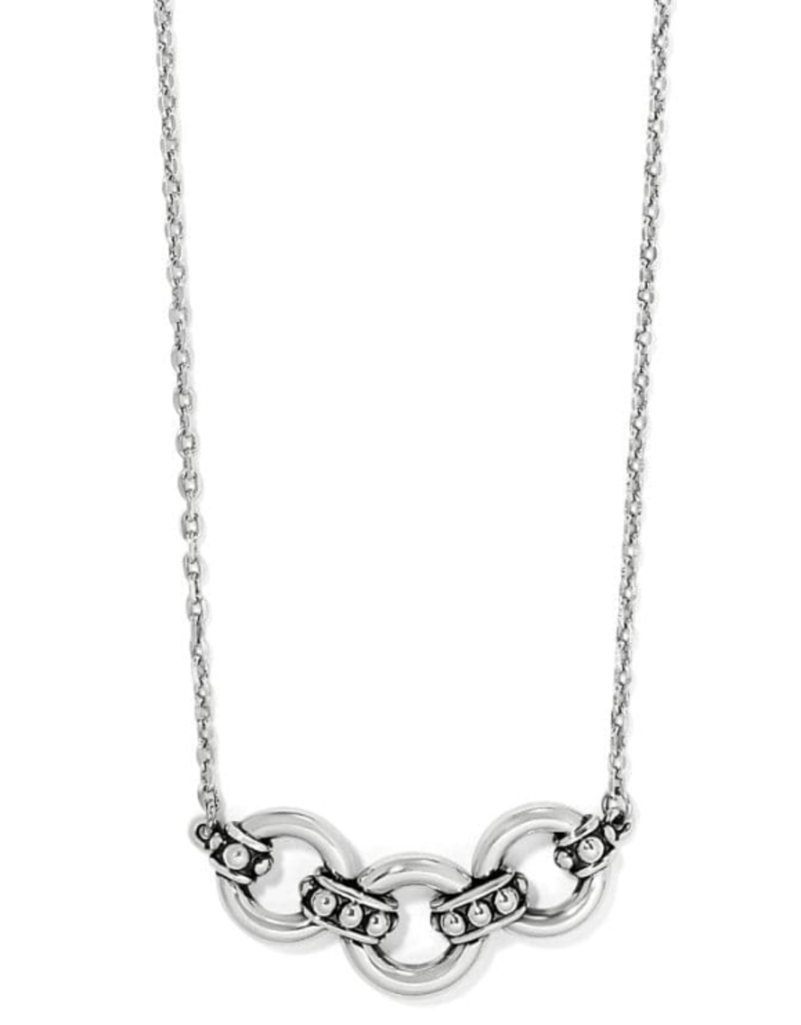 Brighton Brighton Silver Pretty Tough Stud Trio Necklace