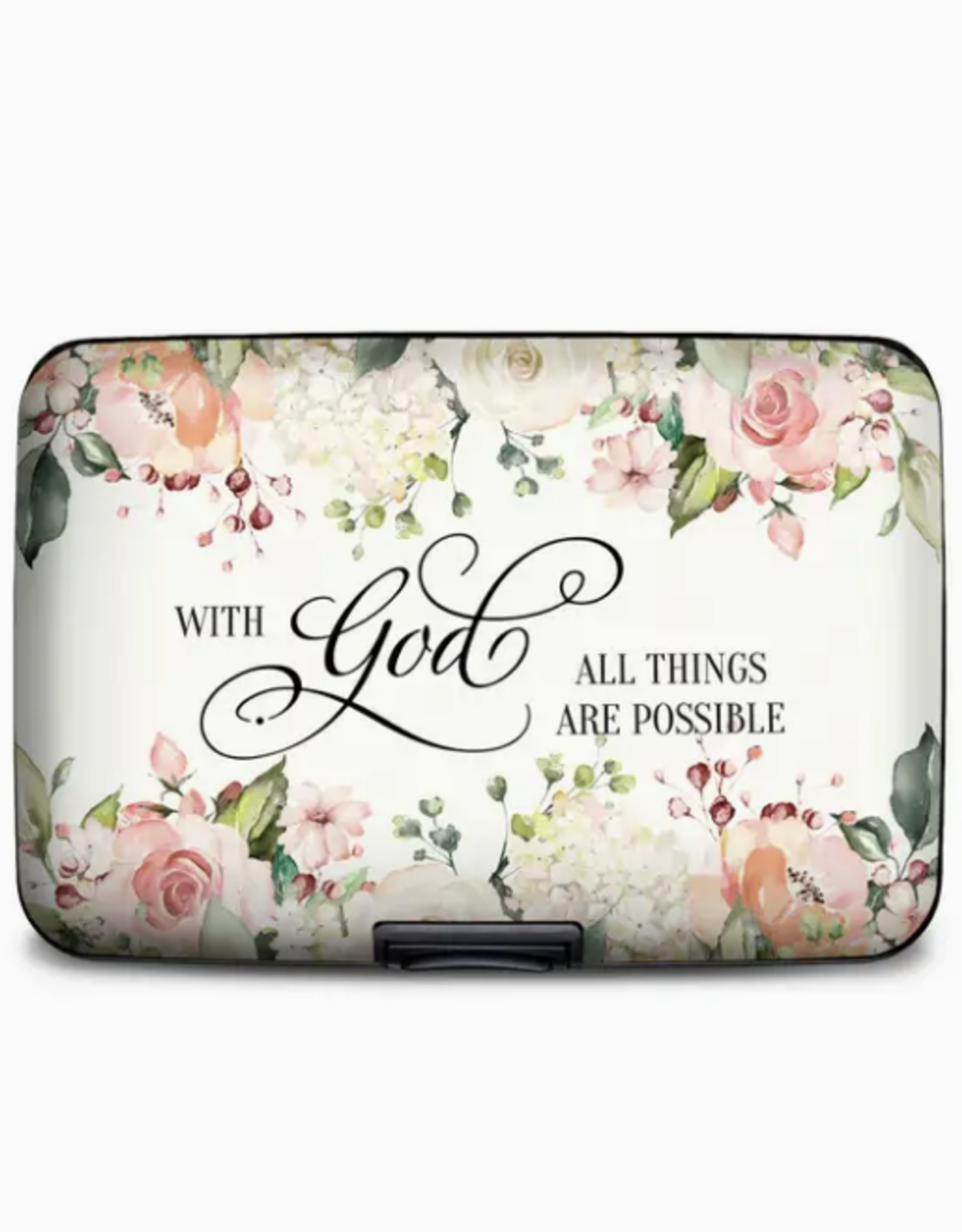 Monarque Armored Wallet All Things Are Possible  RFID Protected O