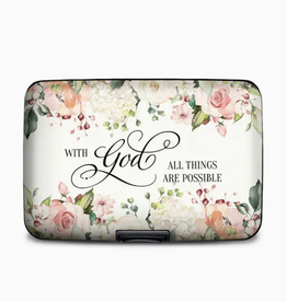 Monarque Armored Wallet All Things Are Possible  RFID Protected O