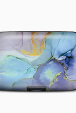 Monarque Armored Wallet Blue Marble RFID Protected O