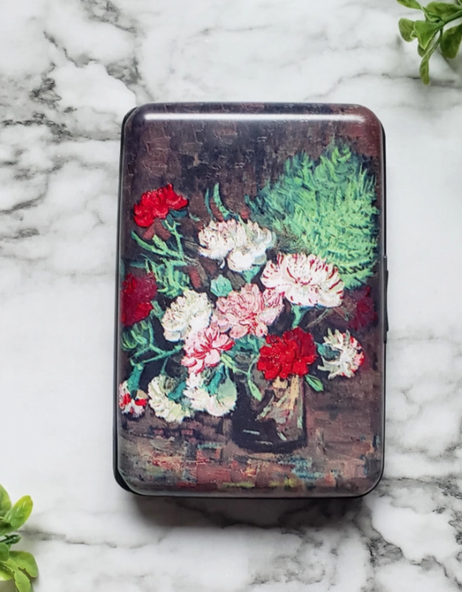 Van Gogh - Carnations RFID Armored Wallet
