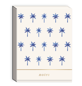 - Cobalt Coast Ditsy Palm Trees Pocket Notepad