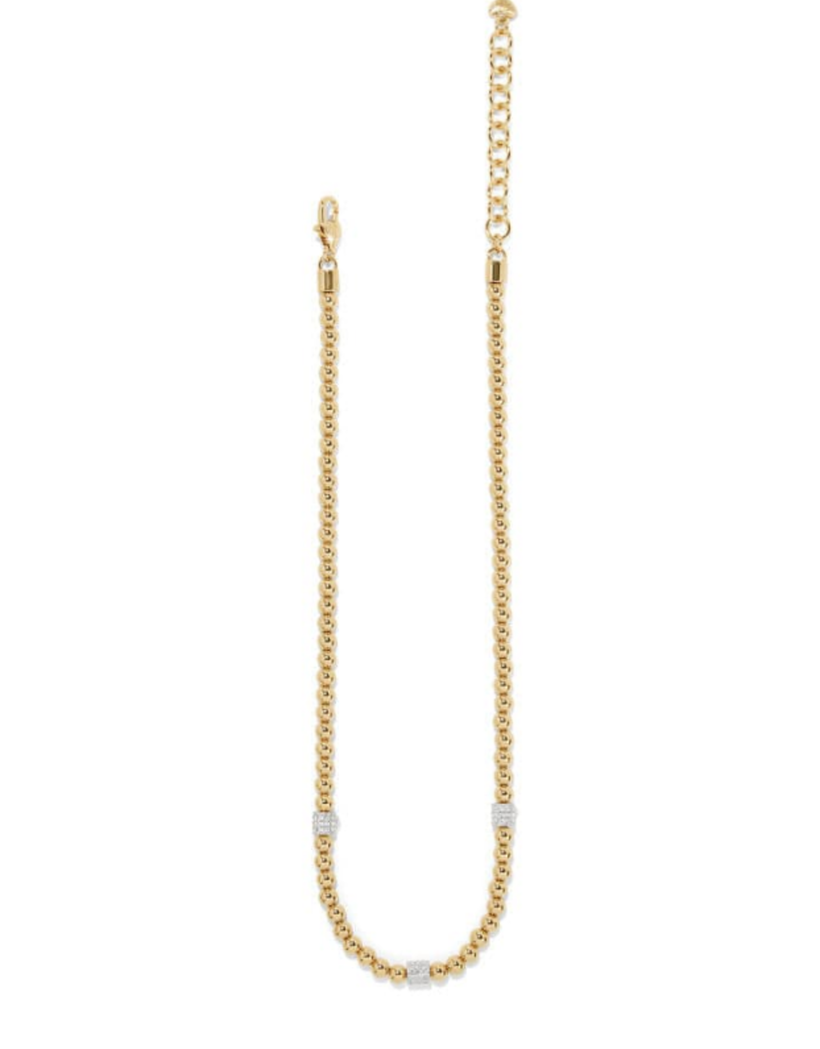 Brighton Gold Meridian Petite Beads Station Necklace