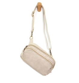 Linen Kylie Double Zip Sling/Belt Bag