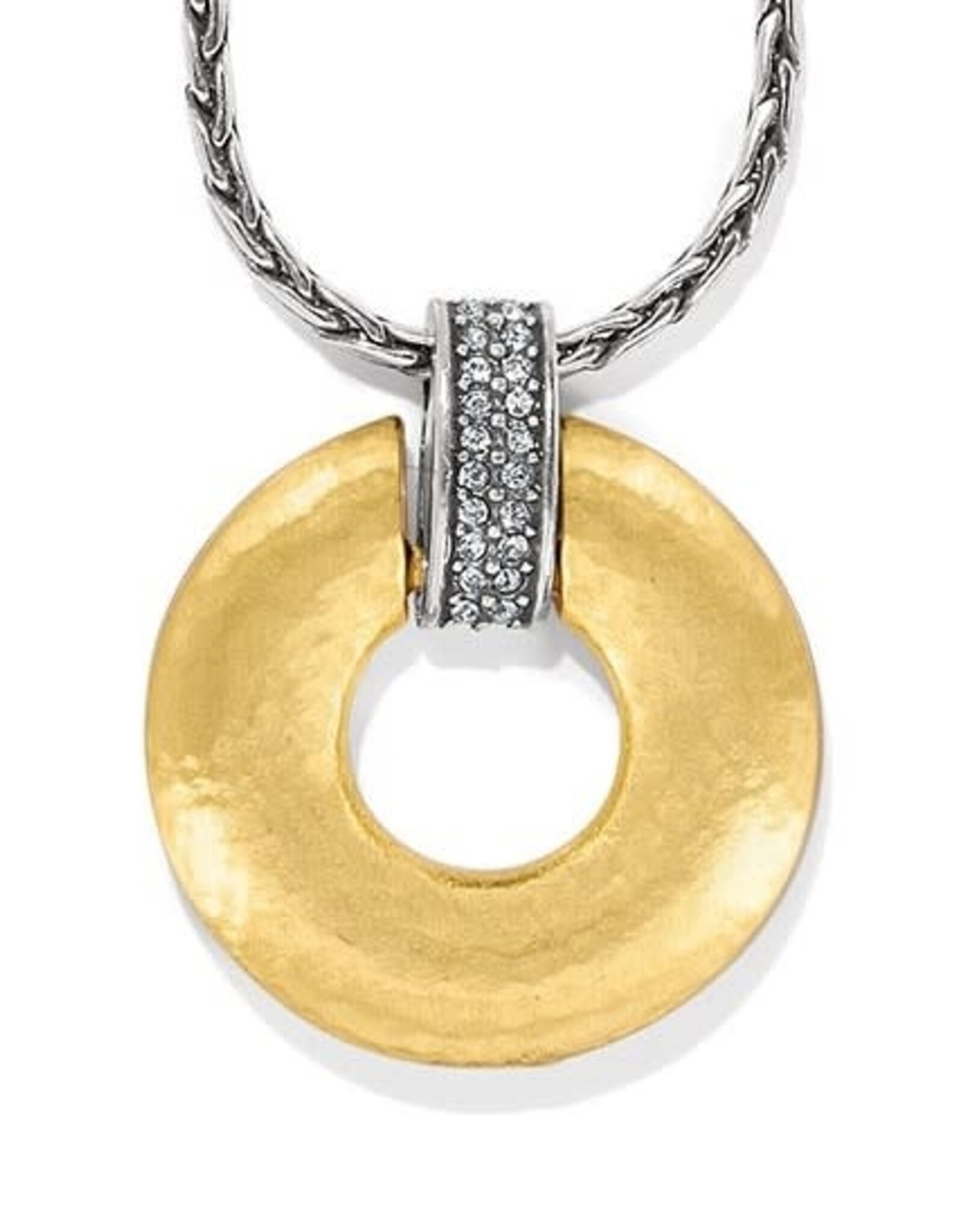 Brighton Gold w/Silver Meridian Geo Small Necklace