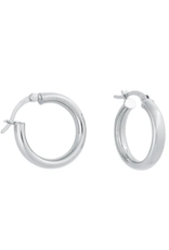 Sterling Silver Demi-Fine ISLA Hoop Earrings