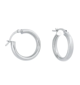 Sterling Silver Demi-Fine ISLA Hoop Earrings