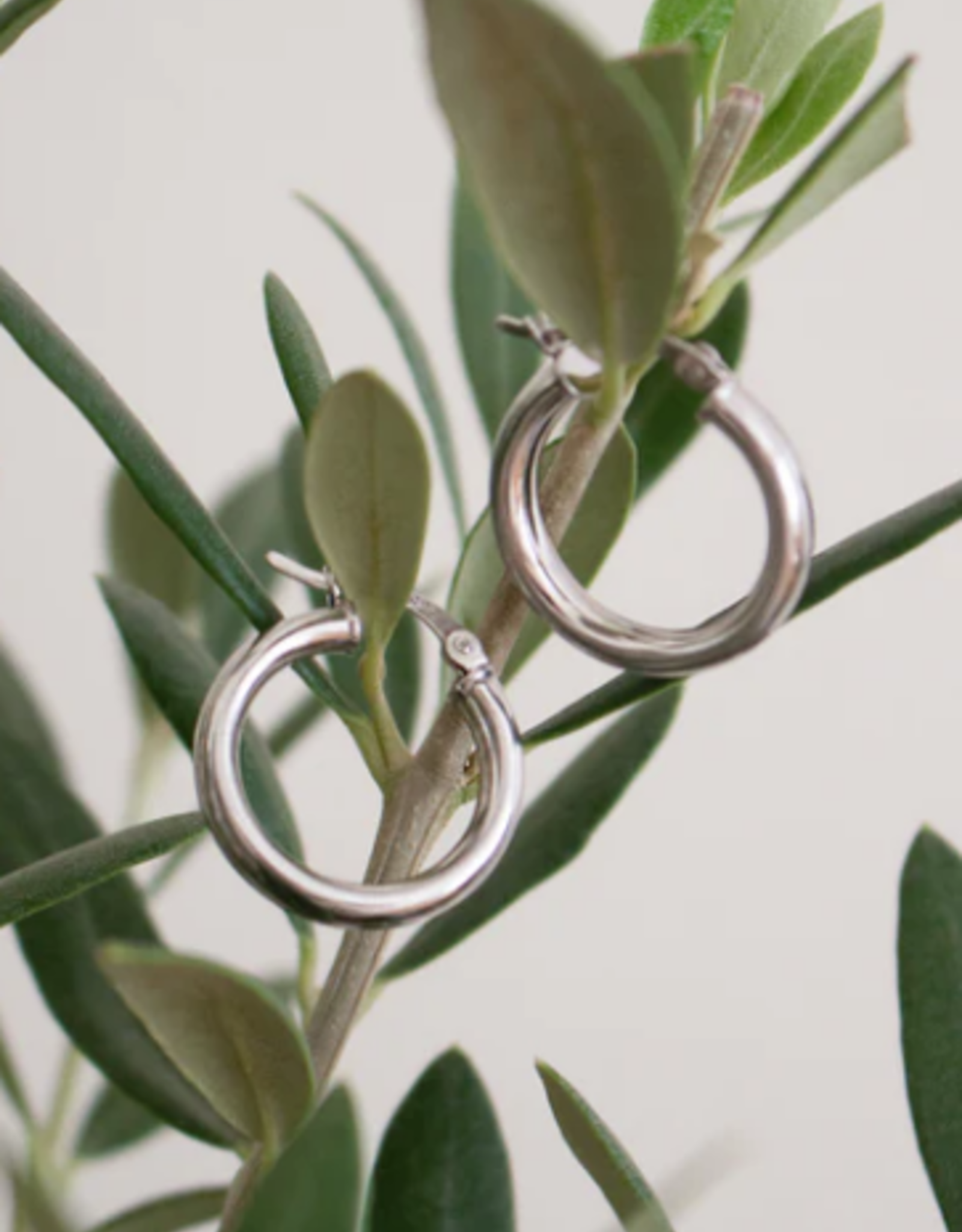 Sterling Silver Demi-Fine ISLA Hoop Earrings