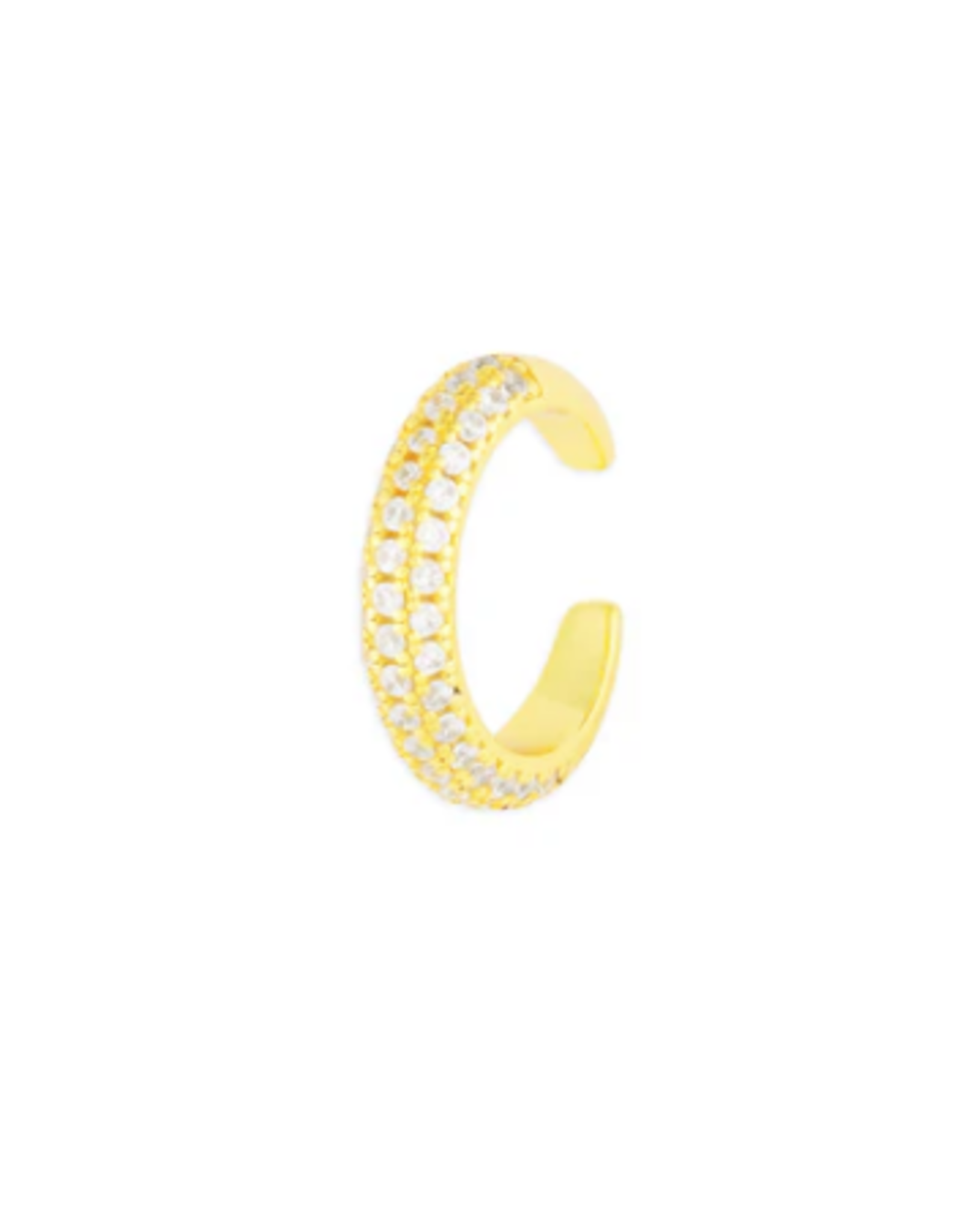 18K Gold Plated Sterling Silver Demi-Fine TORY Ear CUFF