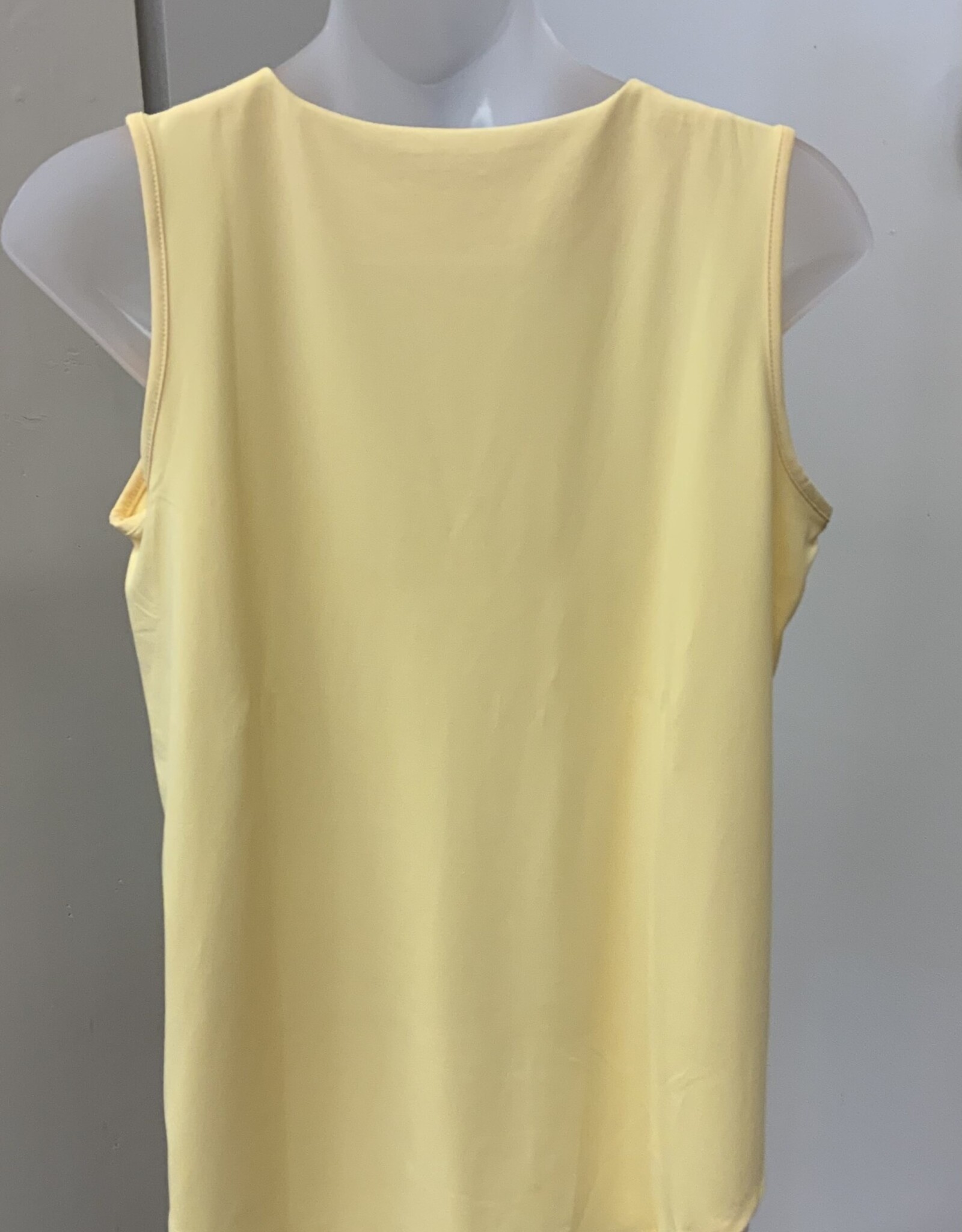 Lulu B Sun Yellow Keyhole Sleeveless Top